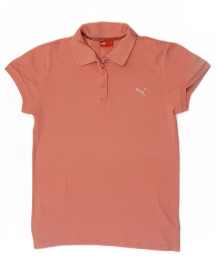 Puma Damen Poloshirt UK 14 Large Pink