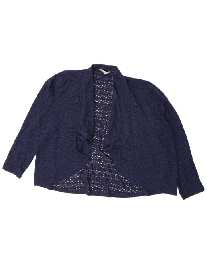 Oasis Damen-Strickjacke in Übergröße, UK 18, XL, Marineblau, Polyester