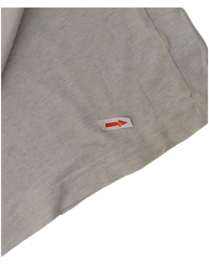 Crew Clothing Herren-T-Shirt aus mittelgrauer Baumwolle