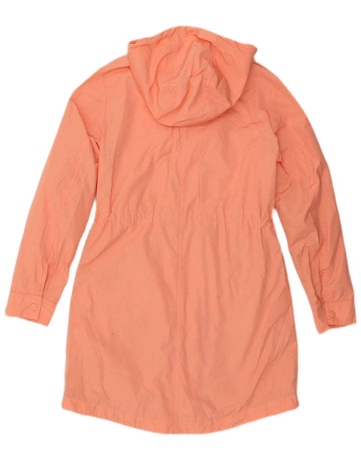 Marks & Spencer Damen-Regenmantel mit Kapuze, Gr. 8, Orange, Polyester