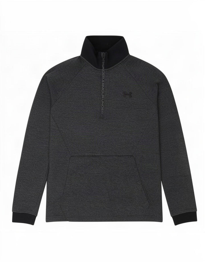 Under Armour Herren-Trainingsanzug mit grafischem Pullover, mittelgroß, Marineblau meliert