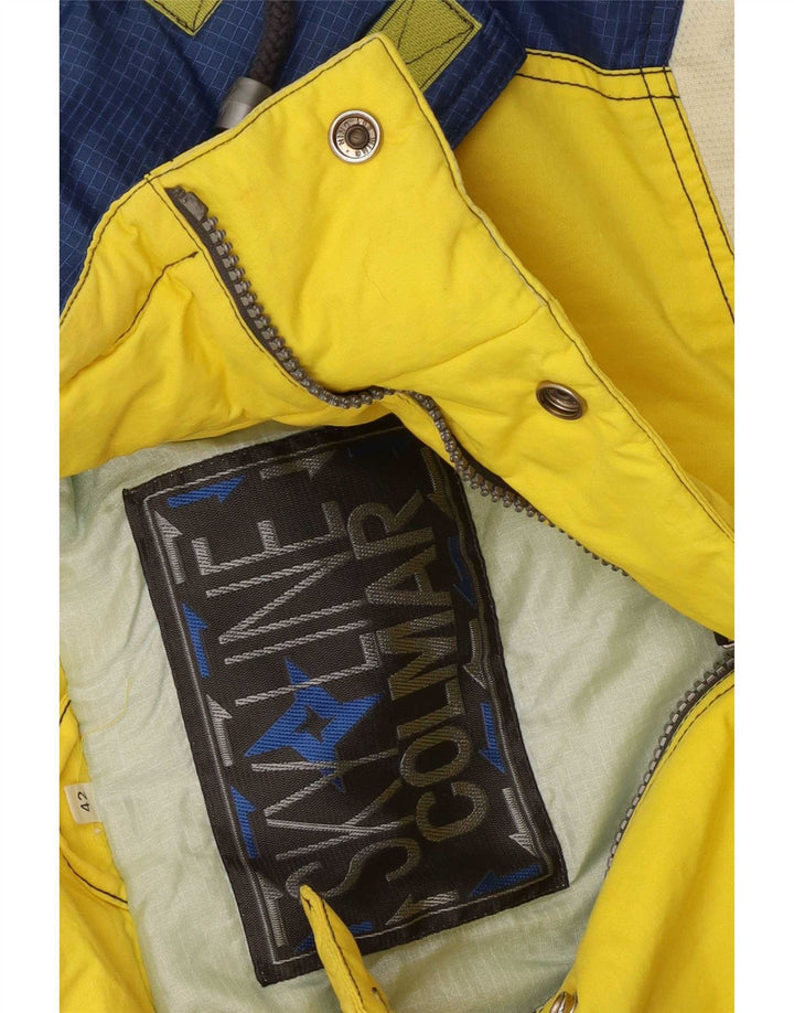 Colmar Herren-Skijacke mit Kapuze, US 42, groß, gelb, Farbblock