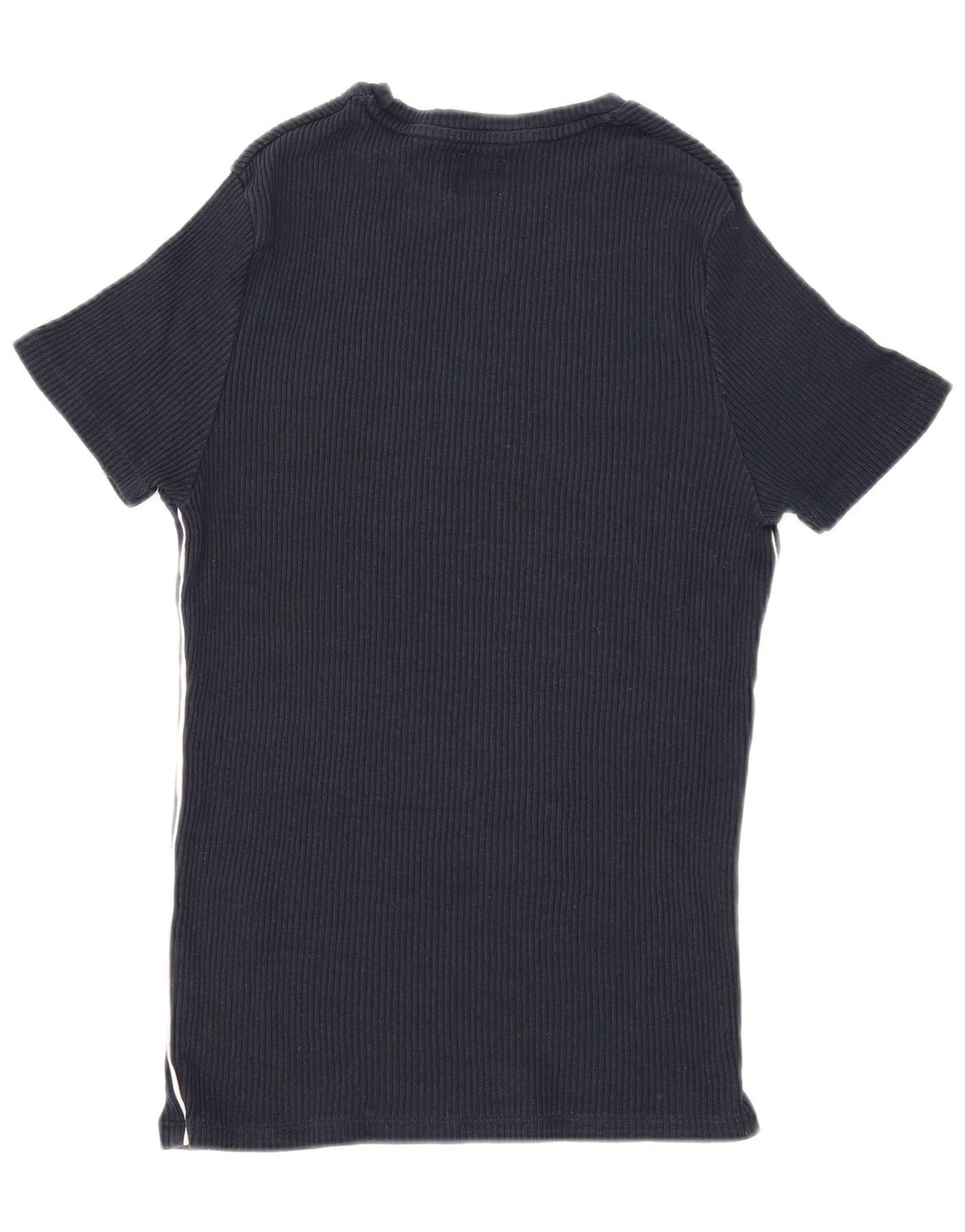 Zara Herren T-Shirt Top Medium Marineblau