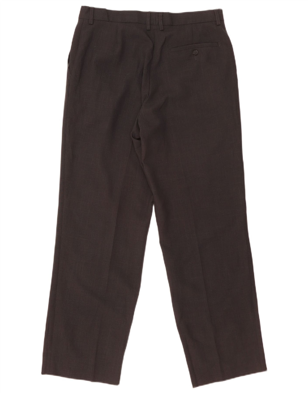 Marks & Spencer Herren-Anzughose mit gerader Passform, W34, L31, Schwarz