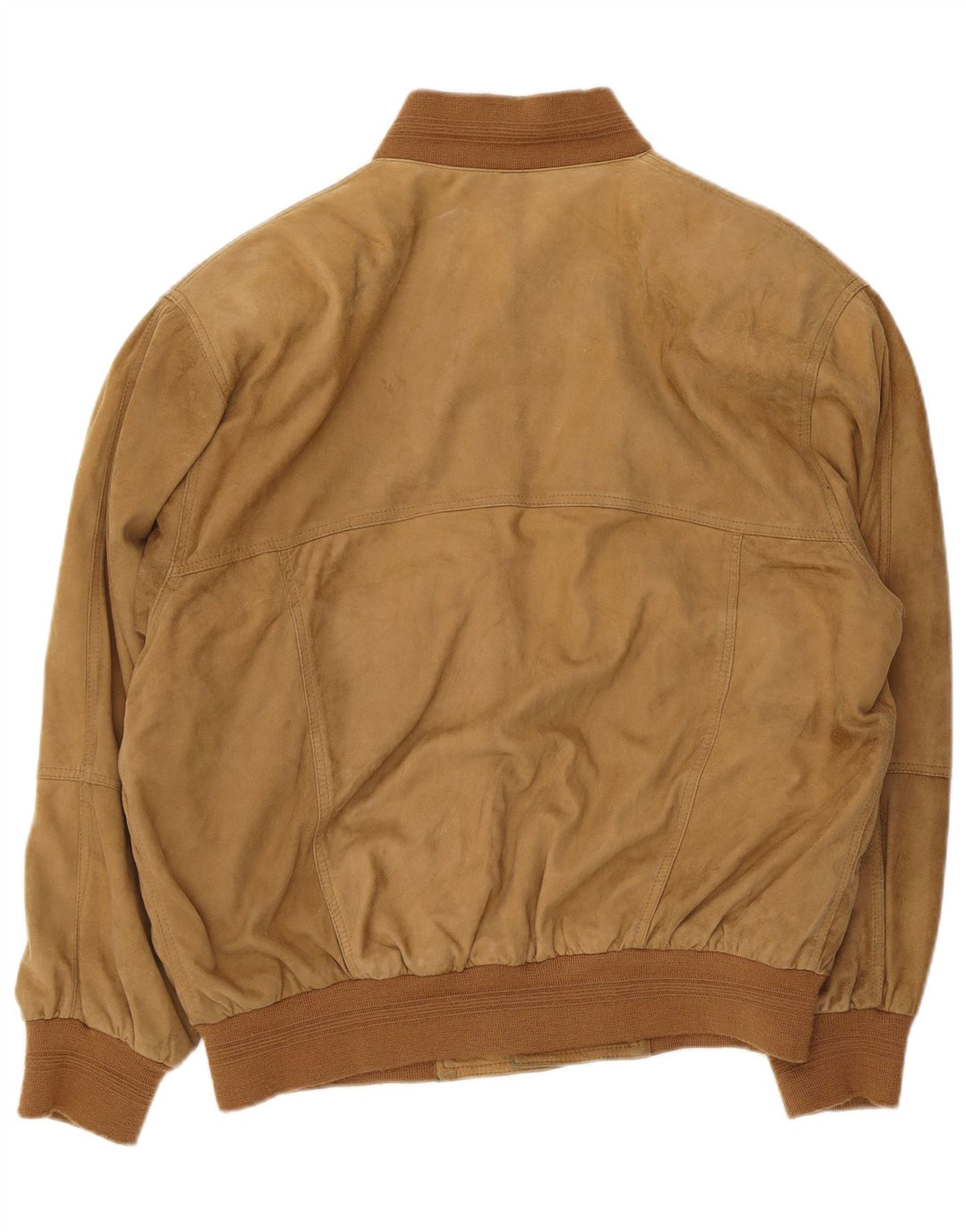 VINTAGE Herren Wildleder Bomberjacke IT 50 Large Braun