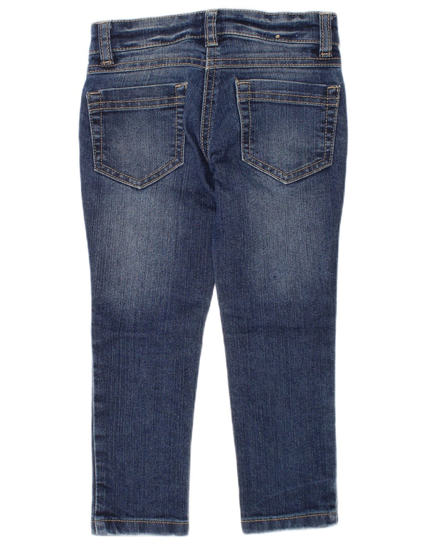 Benetton Mädchen-Röhrenjeans, 3–4 Jahre, 2XS, W20, blaue Baumwolle