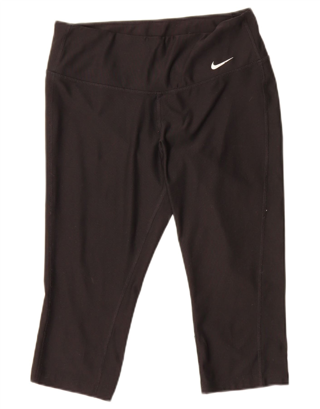 Nike Damen Capri-Leggings UK 10 Small Schwarz Polyester