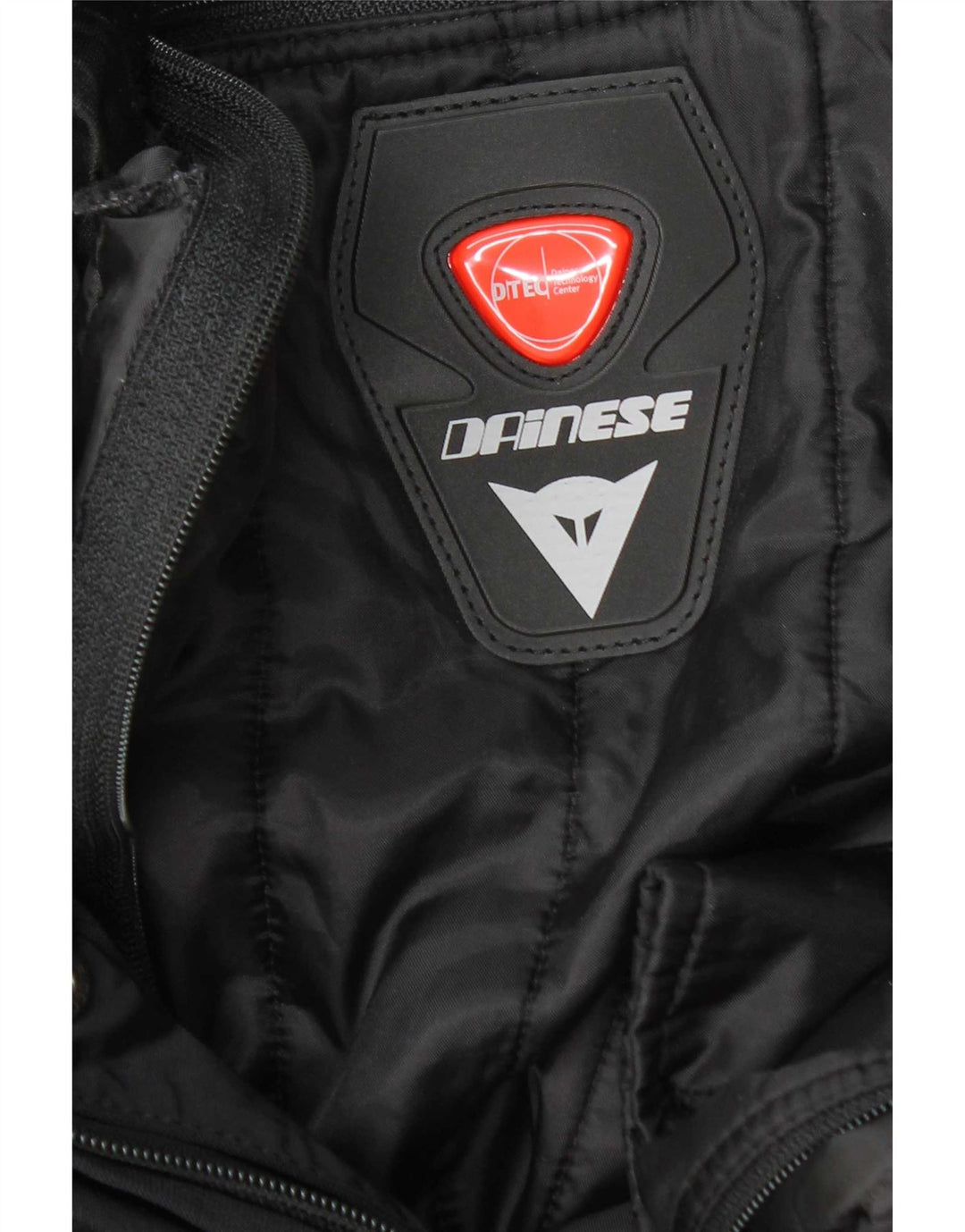 Dainese Womens Crop Graphic Racer Jacke UK 12 Medium Black Colourblock