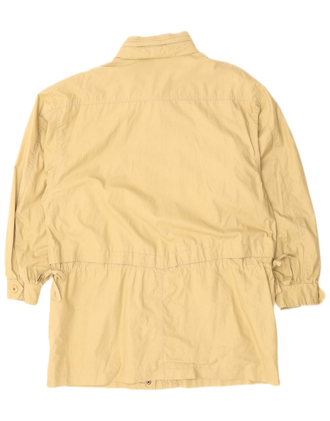 Peter Hahn Damen-Oversize-Utility-Jacke mit Kapuze, UK 14, Größe L, Gelb, Baumwolle