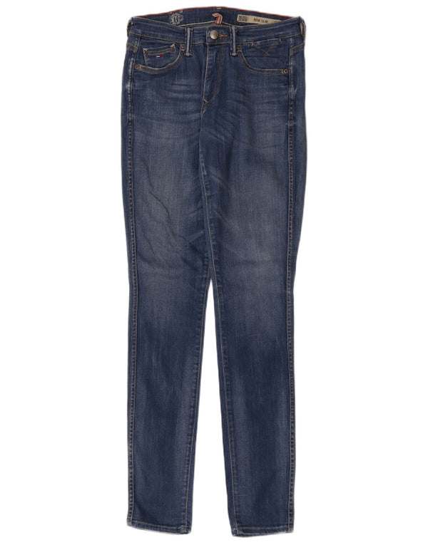 Tommy Hilfiger Damen Rene Slim Jeans W27 L34 Blau