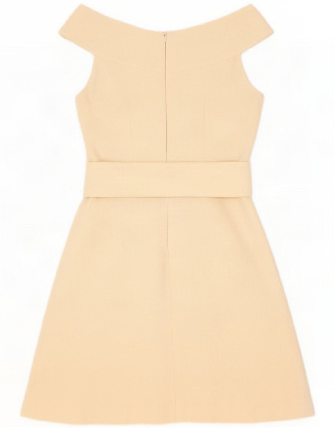 Gio Guerreri Damen Schulterfreies Kleid IT 42 Mittelweiß