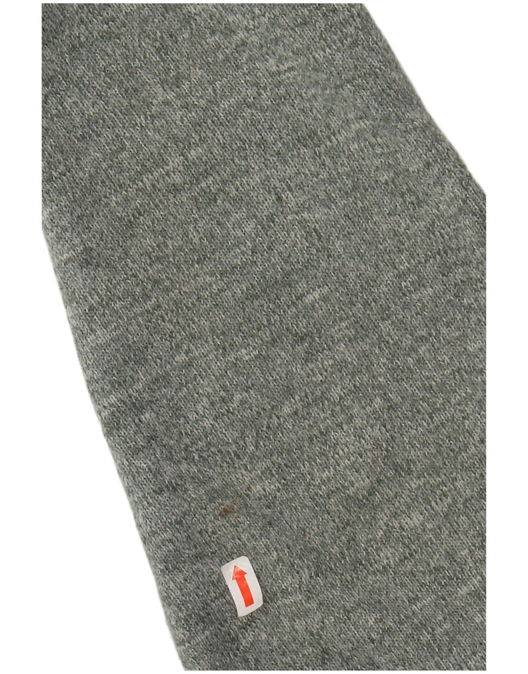 JOULES Herren-Sweatshirt mit Reißverschluss am Hals, großes, grün meliertes Polyester