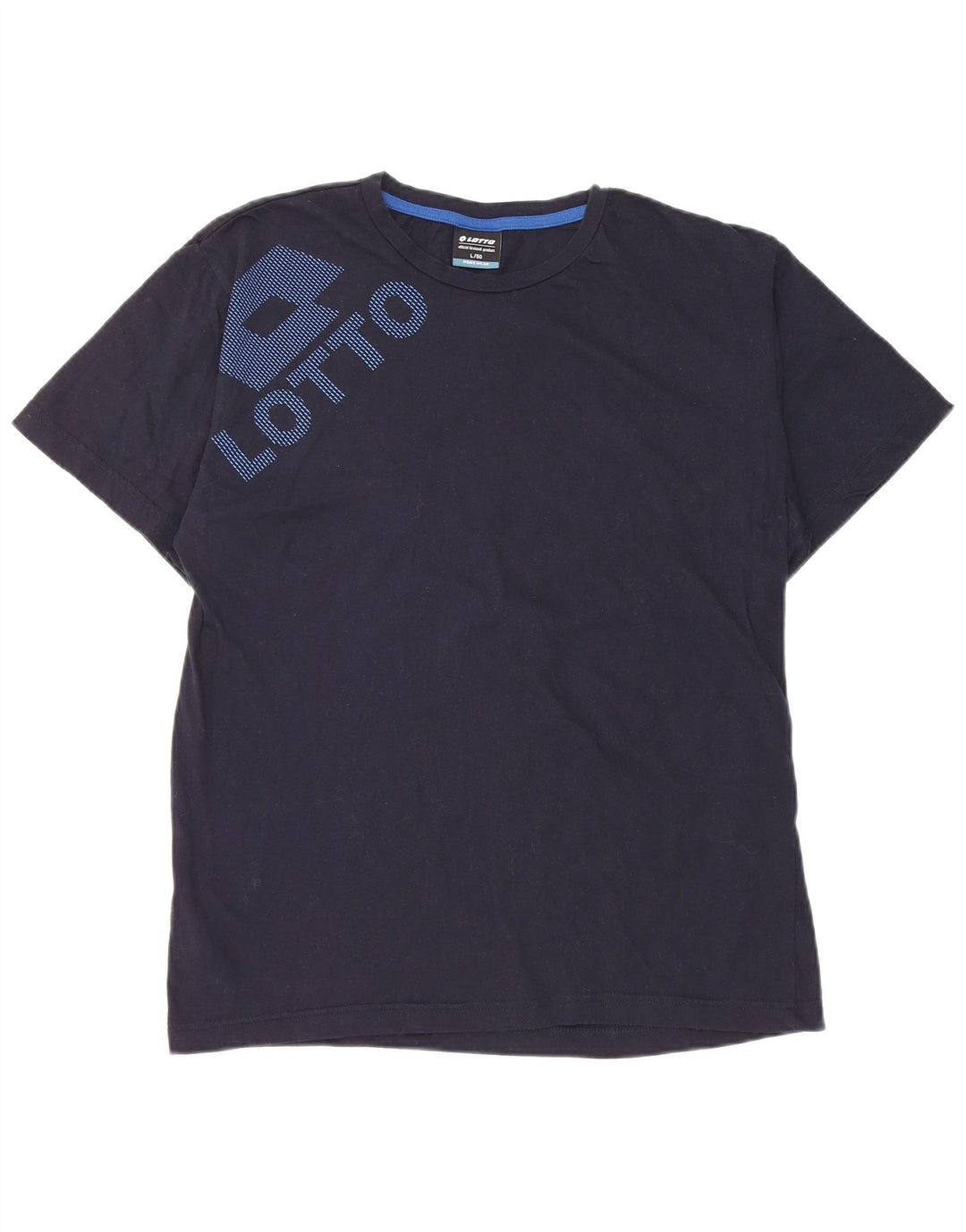 Lotto Herren-T-Shirt mit Grafik, groß, marineblau, Baumwolle