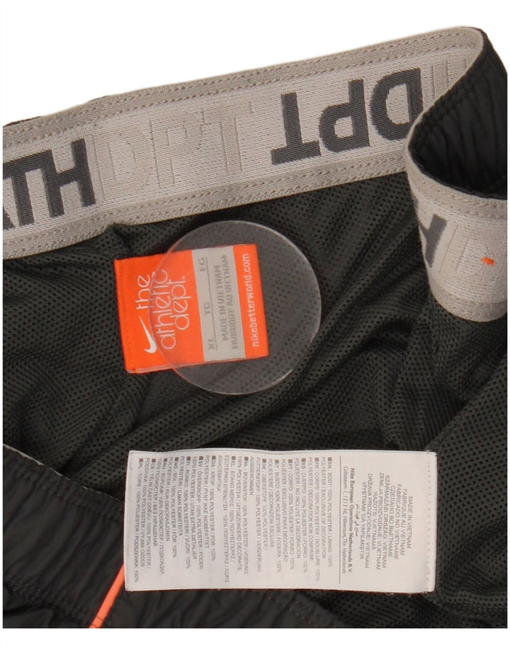 Nike Herren-Trainingshose XL, graues Polyester