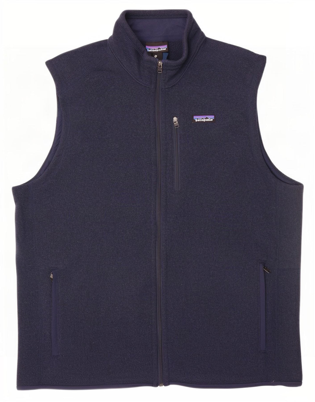 Patagonia Herren ärmellose Trainingsoberjacke 2XL Marineblau