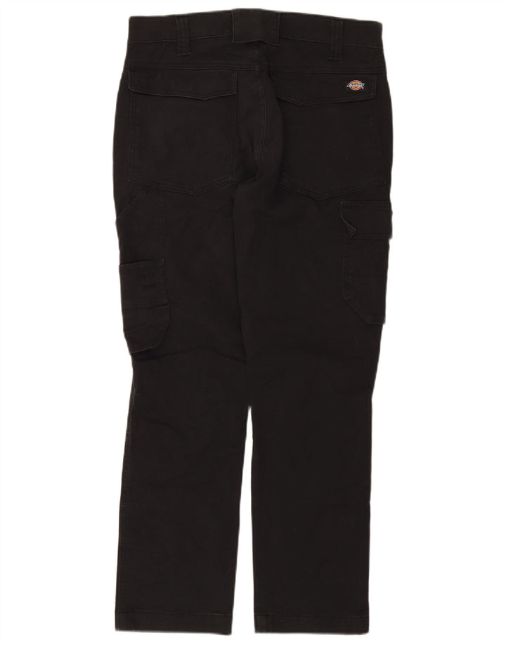 Dickies Herren gerade Cargohose W32 L30 schwarze Baumwolle