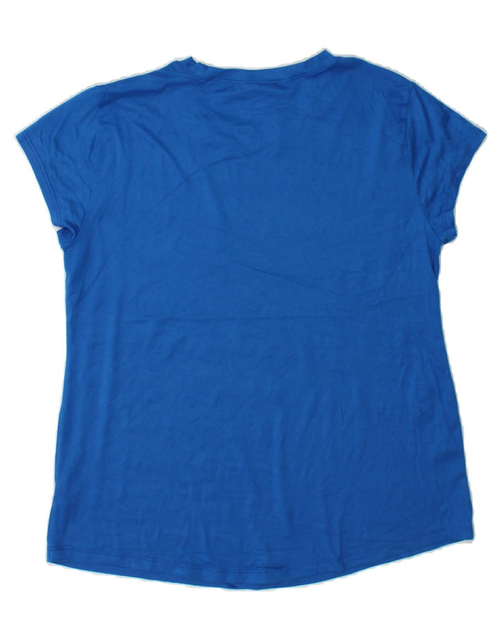 CHAMPION Womens T-Shirt Top UK 18 XL Blue Polyester Vintage Champion and Second-Hand Champion from Messina Hembry 
