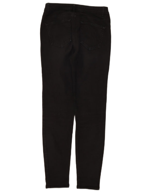 ZARA Damen Skinny Jeans EU 38 Small W28 L28 Schwarz