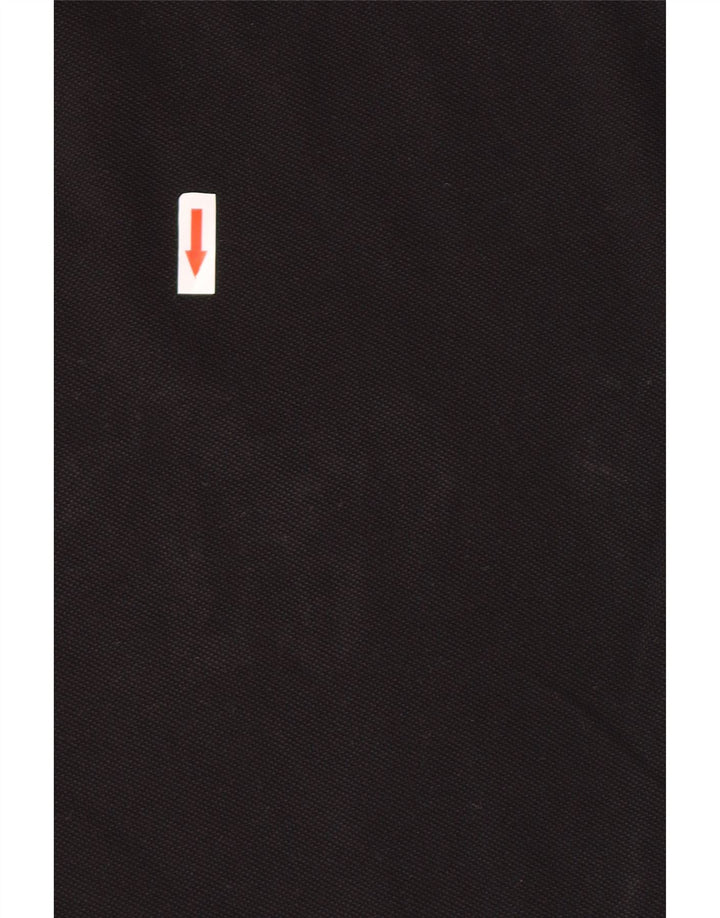 Tommy Hilfiger Herren-Poloshirt, mittelschwarz, Baumwolle, klassisch