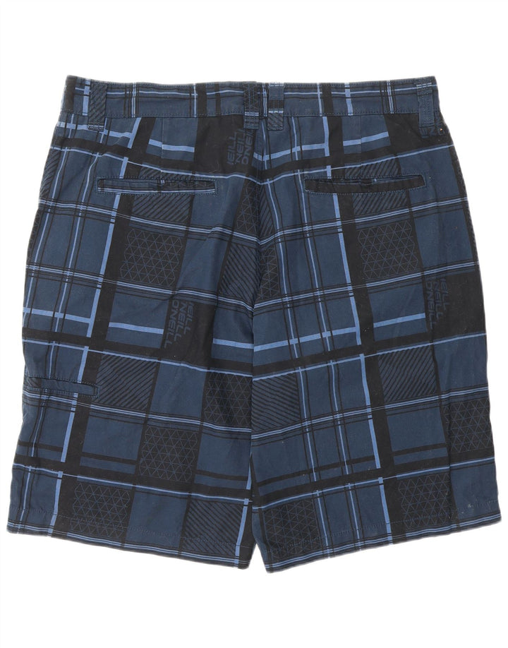 O'Neill Herren-Chinoshorts W36, groß, marineblau, kariert, Baumwolle