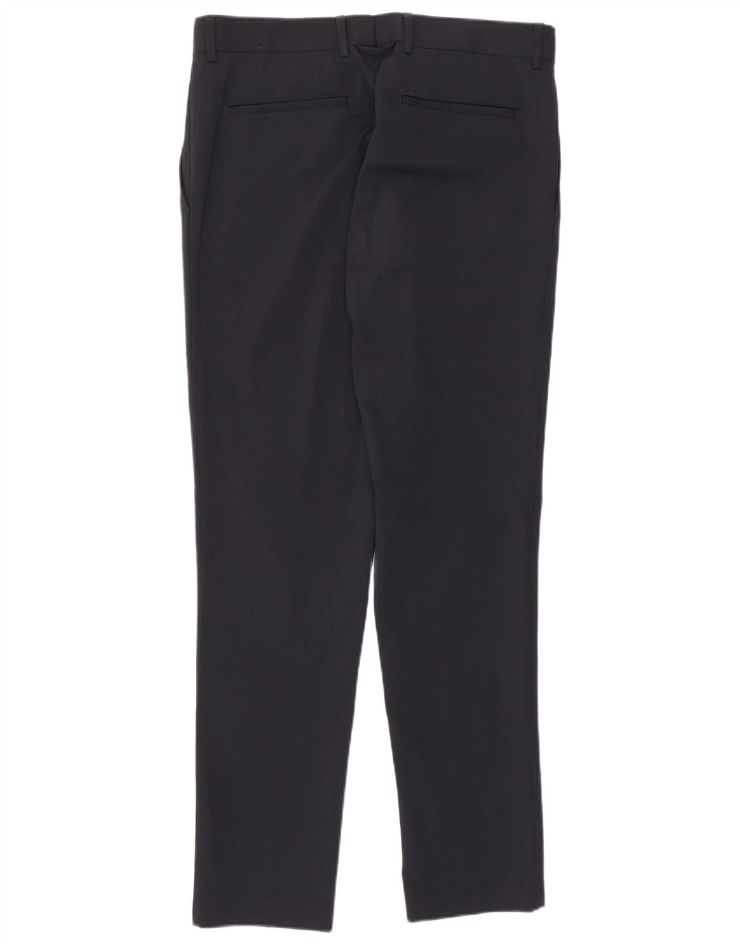 Schmale Freizeithose für Herren von Zara, EU 40, Mittel W31 L30, Marineblau, Polyester