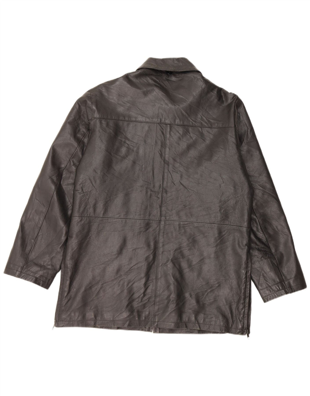 CONBIPEL Herren Lederjacke IT 44 XS Schwarzes Leder