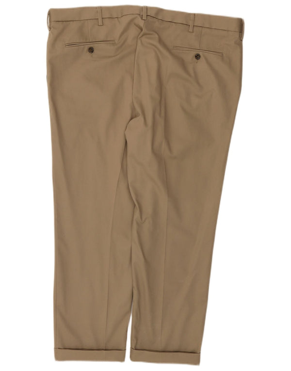 Dockers Mens Classic Fit Chino Trousers W42 L26 Beige Cotton