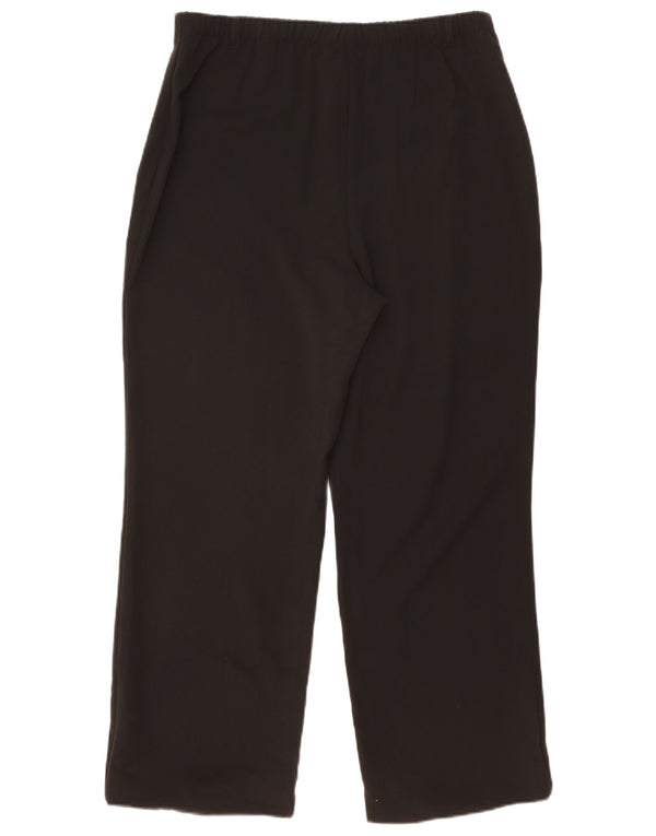 Marks & Spencer Damen Tapered Freizeithose UK 18 XL W33 L27 Schwarz