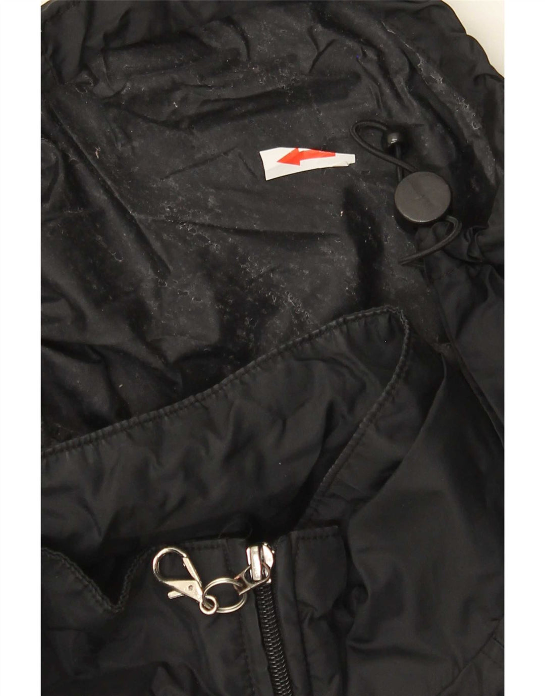 Champion Herren-Regenjacke mit Kapuze, UK 36, Größe S, Schwarz, Polyamid