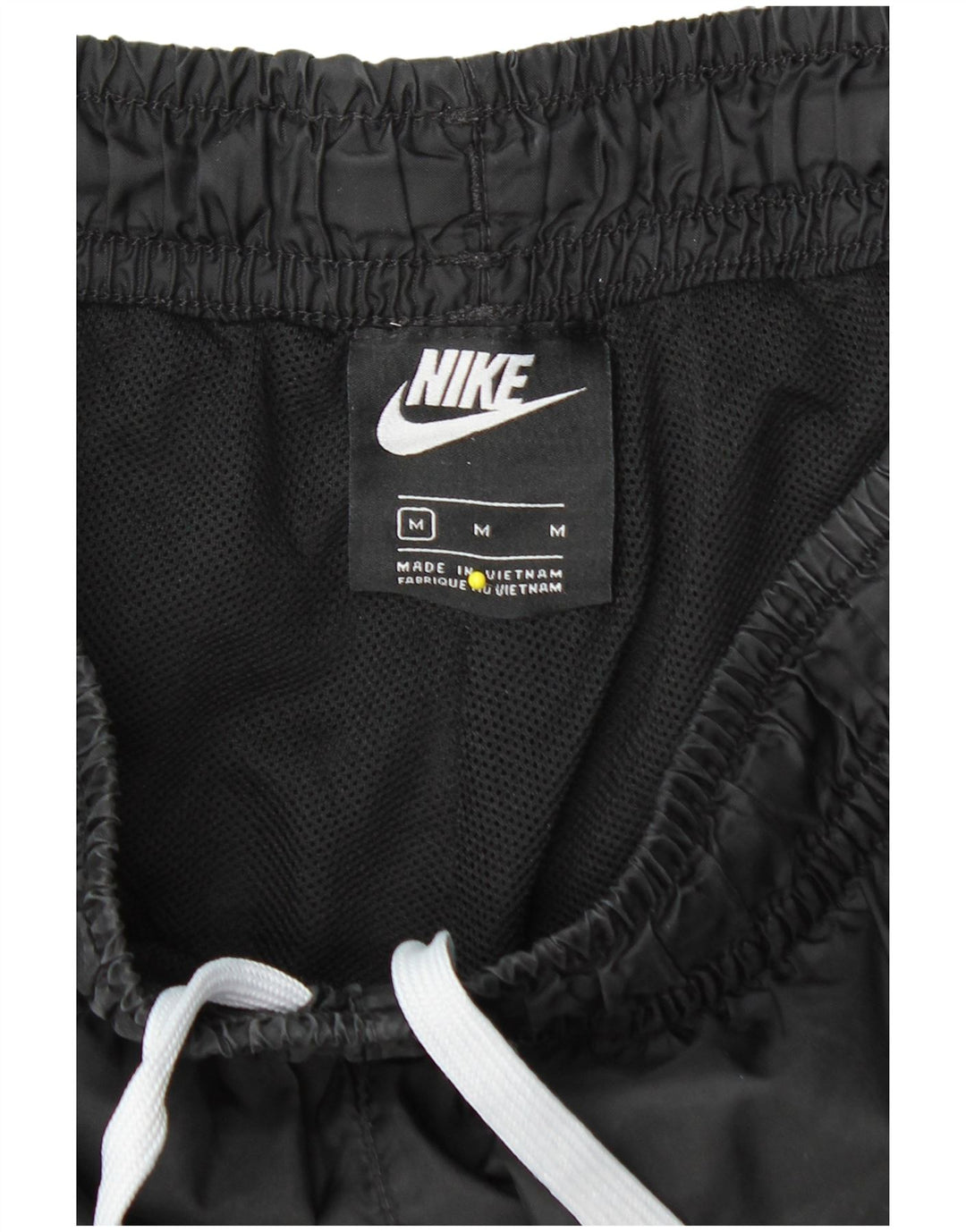 Nike Womens Loose Fit Wasserdichte Hose UK 14 Mittelschwarzes Nylon