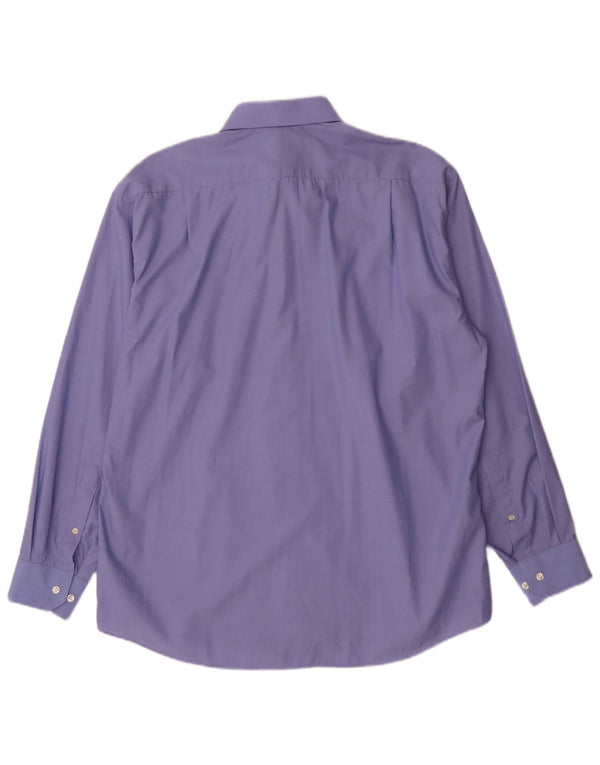 Marks & Spencer Herrenhemd, Größe 41 16, groß, blau, Baumwolle, klassisch