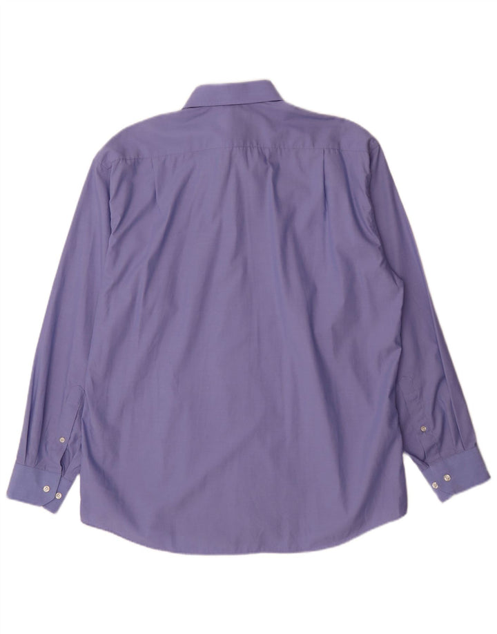 Marks & Spencer Herrenhemd, Größe 41 16, groß, blau, Baumwolle, klassisch