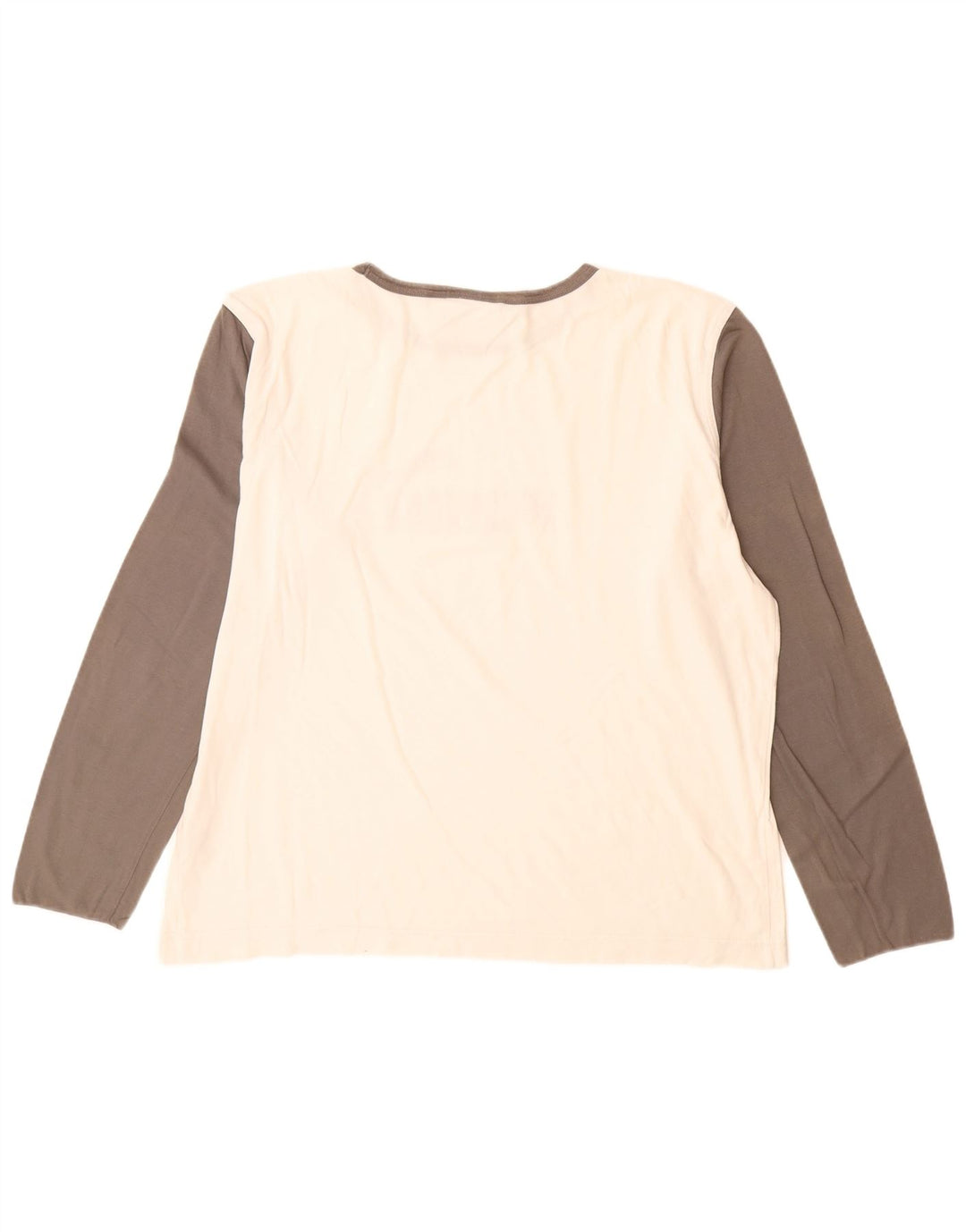 Puma Herren Graphic Top Langarm XL Weiß Colourblock Baumwolle