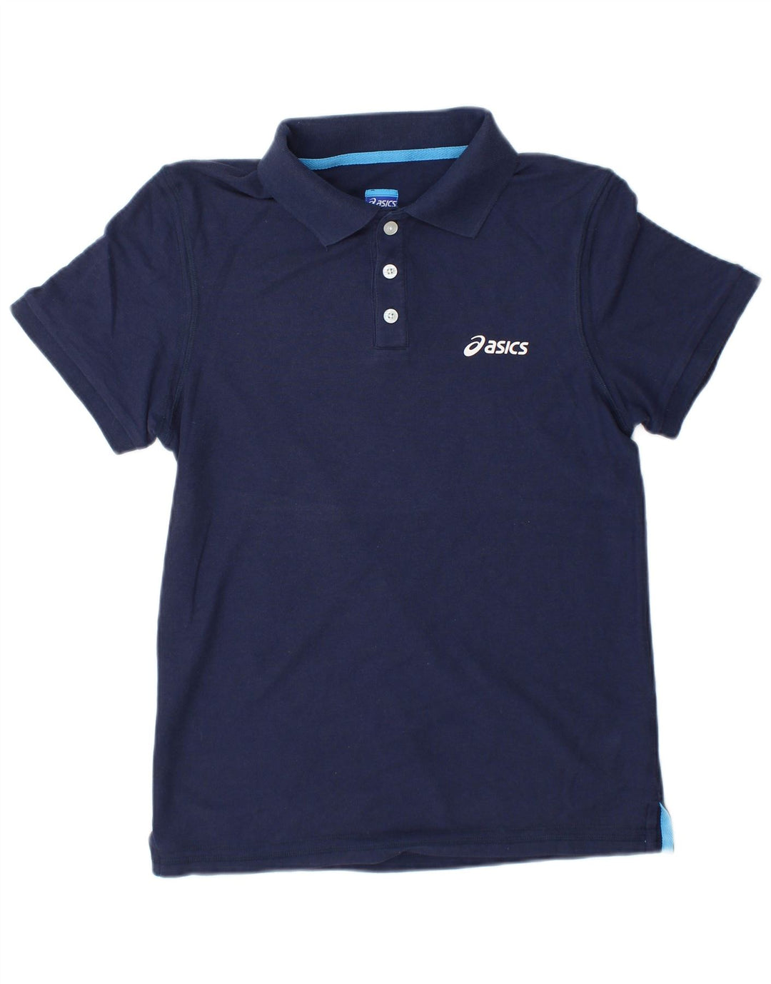 Asics Herren-Poloshirt, klein, marineblau, Polyester