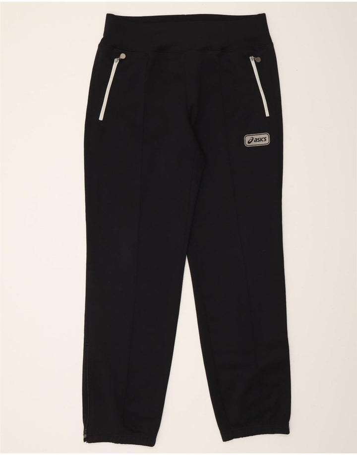 ASICS Damen Trainingshose Jogger UK 14 Large Schwarz Polyester