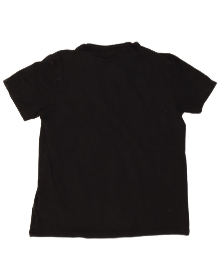 Adidas Damen Graphic T-Shirt Top UK 12 Medium Schwarz