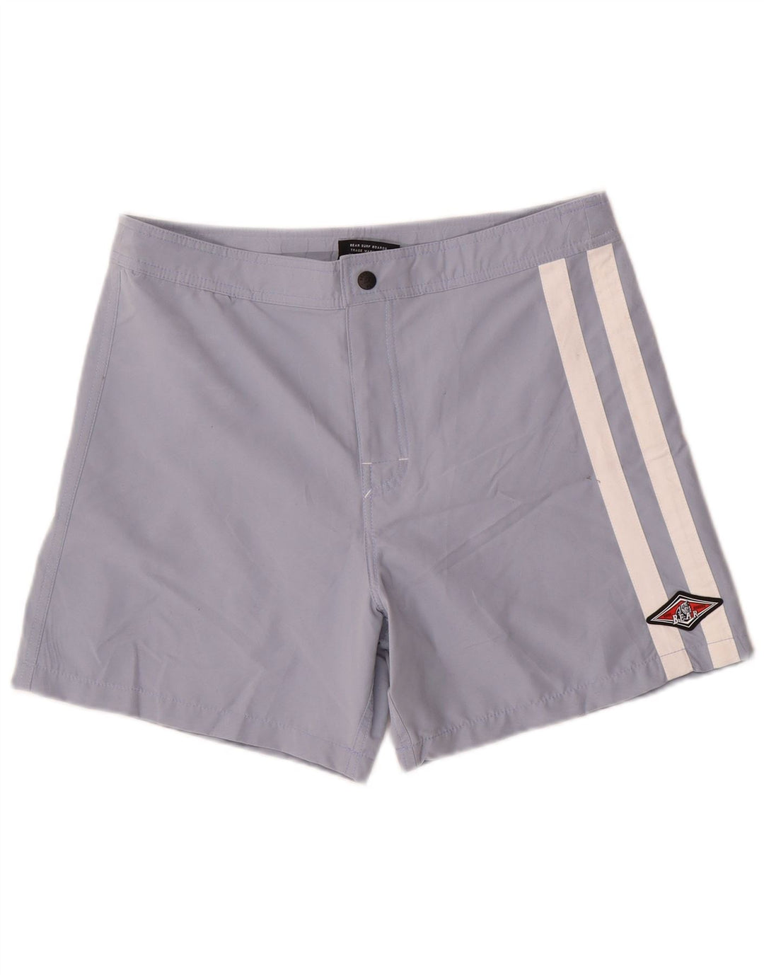 Bear Herren-Badeshorts aus mittelblauem Polyester