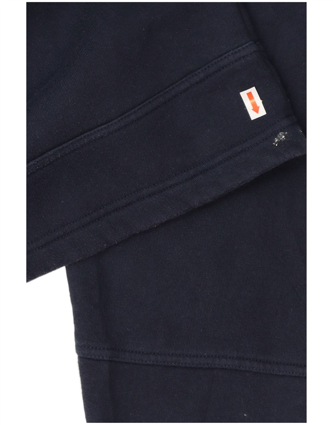 ADIDAS Herren-Sweatshirt mit lockerer Passform, mittlere marineblaue Baumwolle