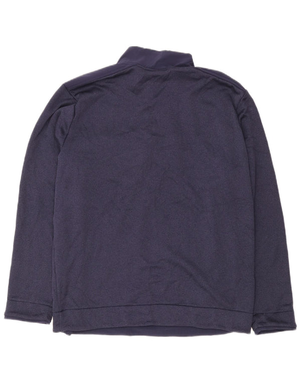 Under Armour Herren-Sweatshirt mit Reißverschluss, XL, Marineblau, Polyester
