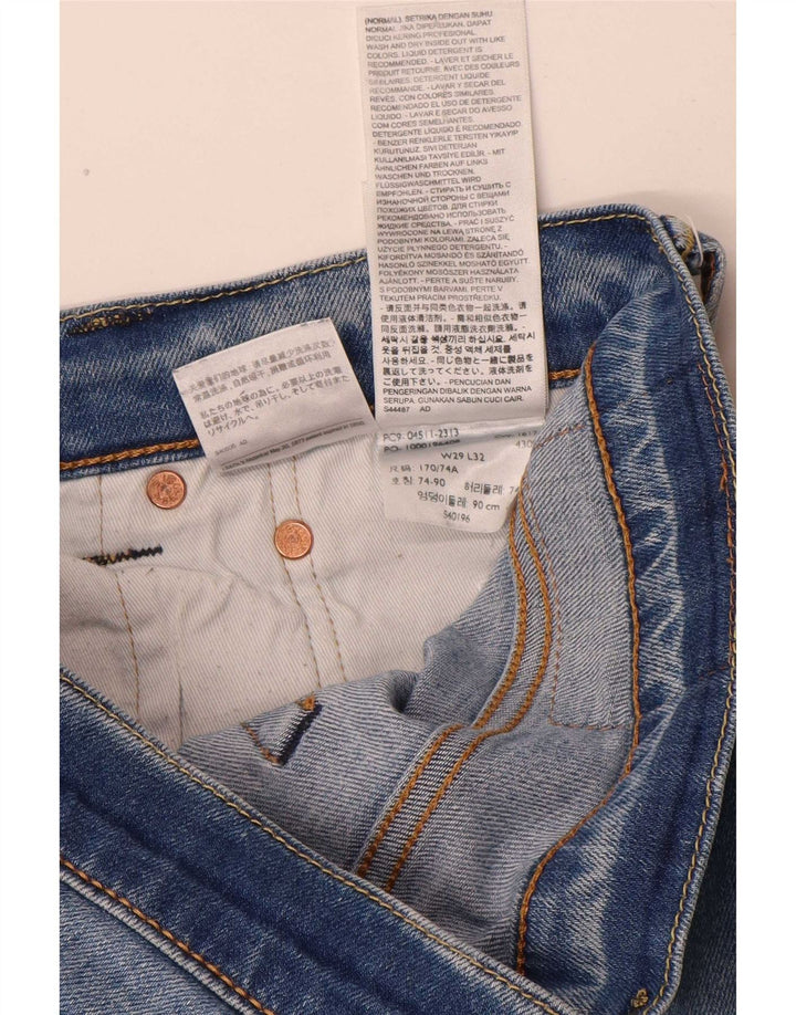 Levi's Herren 511 Slim Jeans W29 L29 Blaue Baumwolle