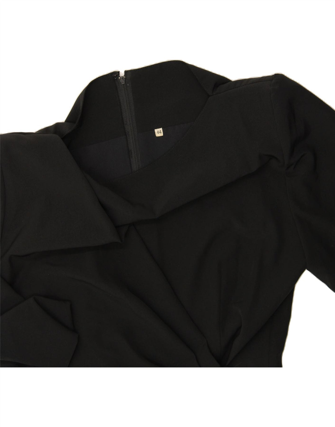 VINTAGE Womens 3/4 Sleeve Sheath Dress IT 44 Medium Black Vintage Vintage and Second-Hand Vintage from Messina Hembry 