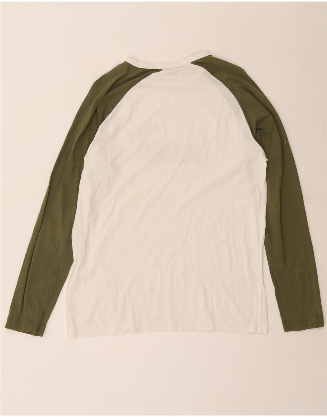 Puma Herren Grafik-T-Shirt Langarm Mittelweiß Farbblock