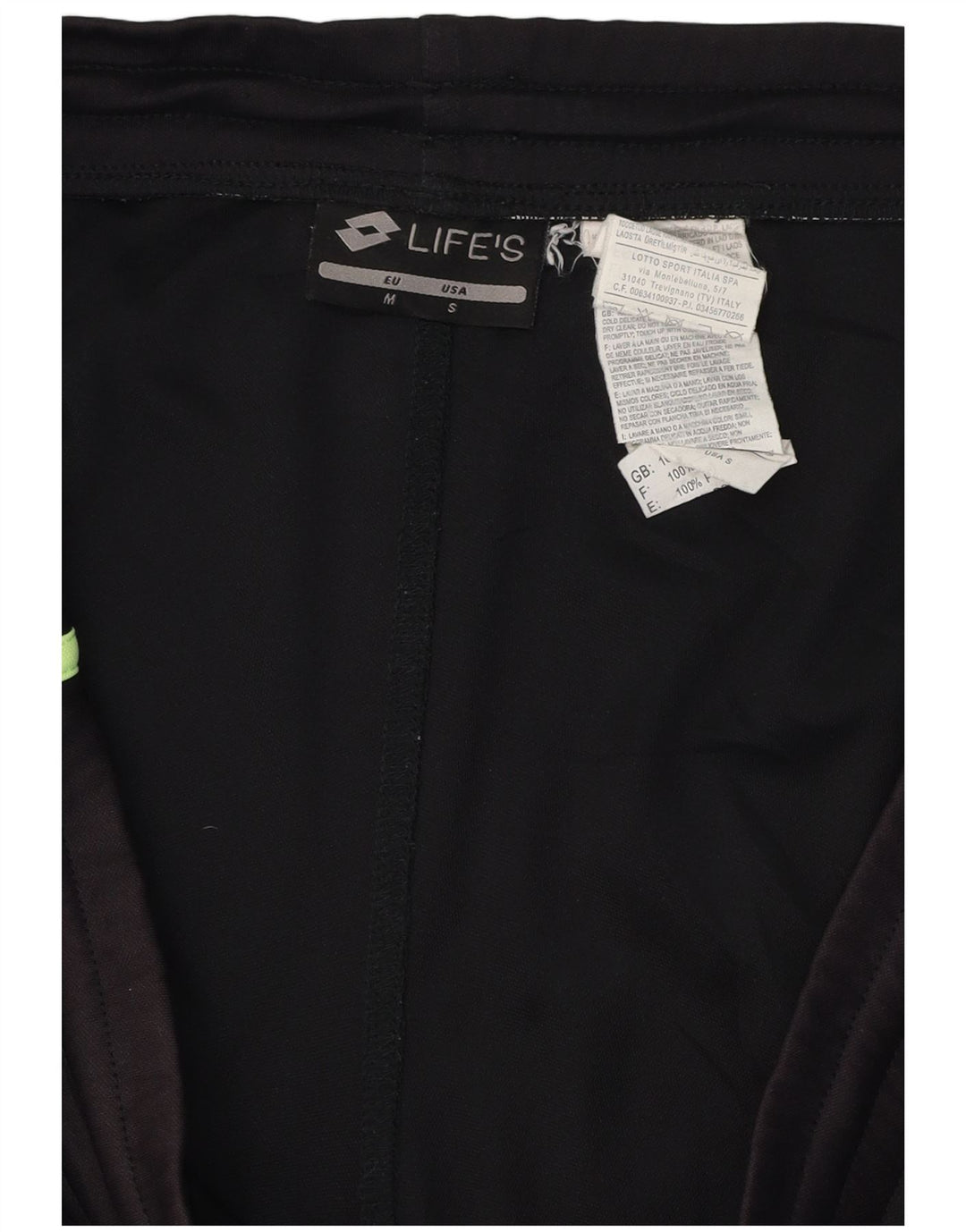 Lotto Herren Graphic Sport Shorts Mittelschwarzes Polyester