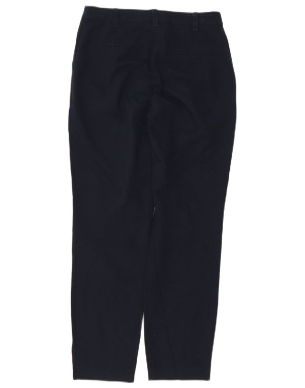 Topshop Damen Petite Straight Anzughose UK 4 XS W24 L27 Marineblau
