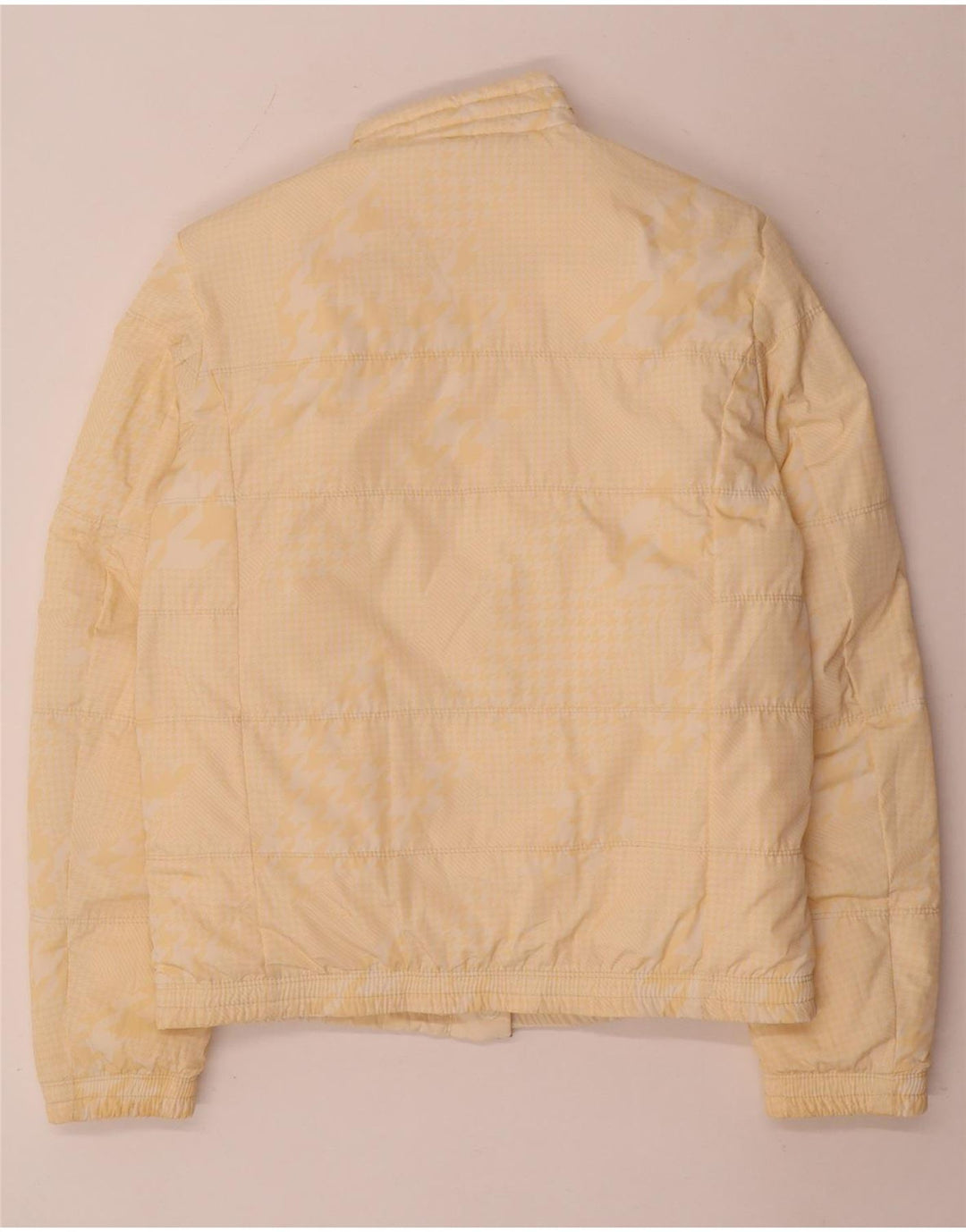 Hugo Boss Damen Reversible wattierte Jacke UK 8 Small Beige Polyester