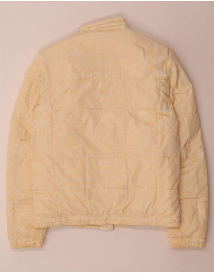 Hugo Boss Damen Reversible wattierte Jacke UK 8 Small Beige Polyester