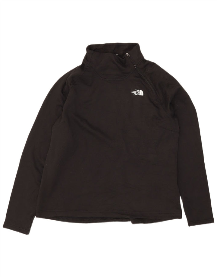 The North Face Damen-Pullover-Trainingsanzugoberteil mit Reißverschluss, UK 18, XL, Schwarz