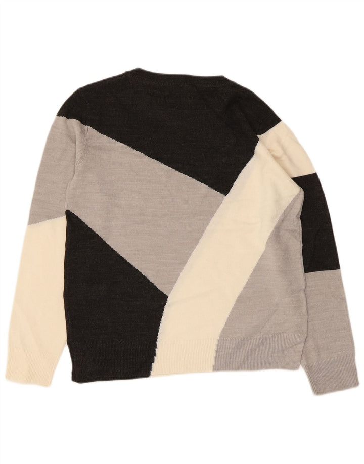 MARKS & SPENCER Damen-Pullover mit U-Boot-Ausschnitt, Gr. 10, Größe S, mehrfarbig