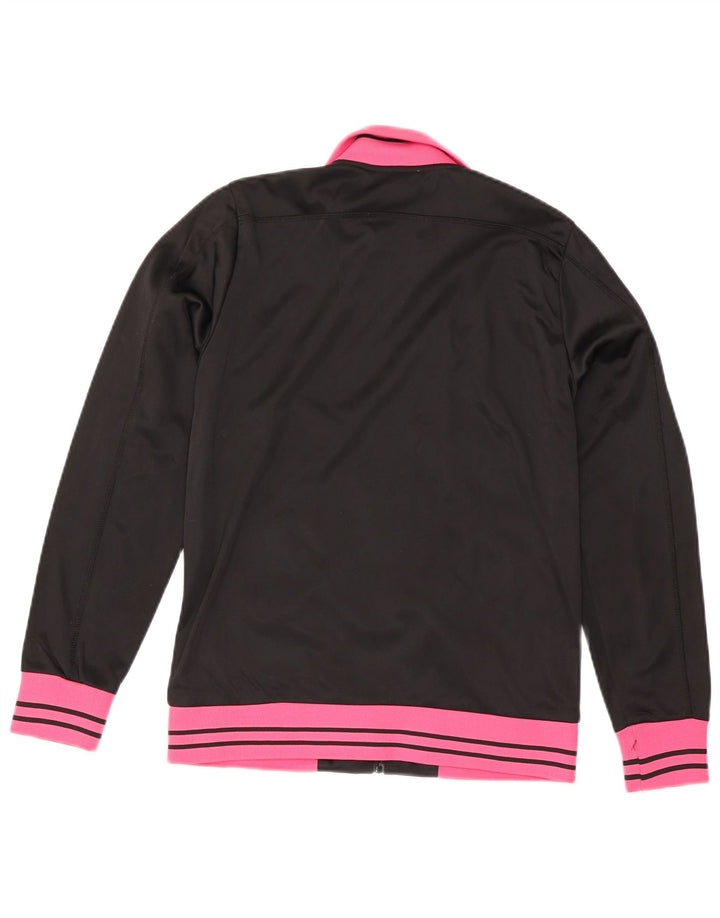 LOTTO Damen-Trainingsanzugoberteil, UK-Größe 44, Größe L, Schwarz, Colourblock-Polyester