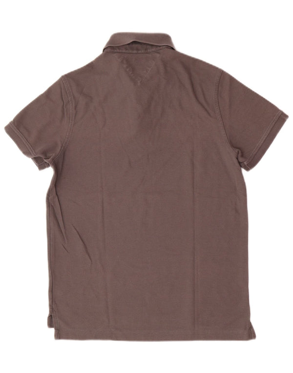 Tommy Hilfiger Herren Slim Fit Poloshirt mittelbraune Baumwolle